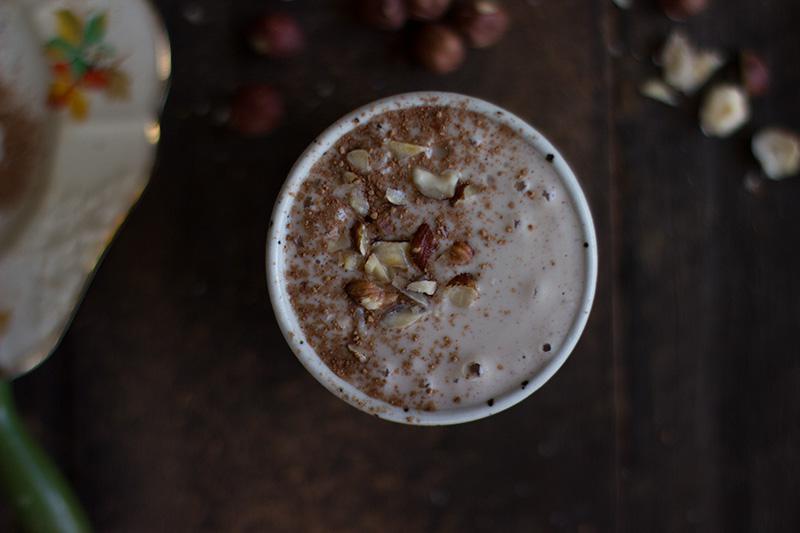 jessica cox peanut butter & hazelnut smoothie dairyfree