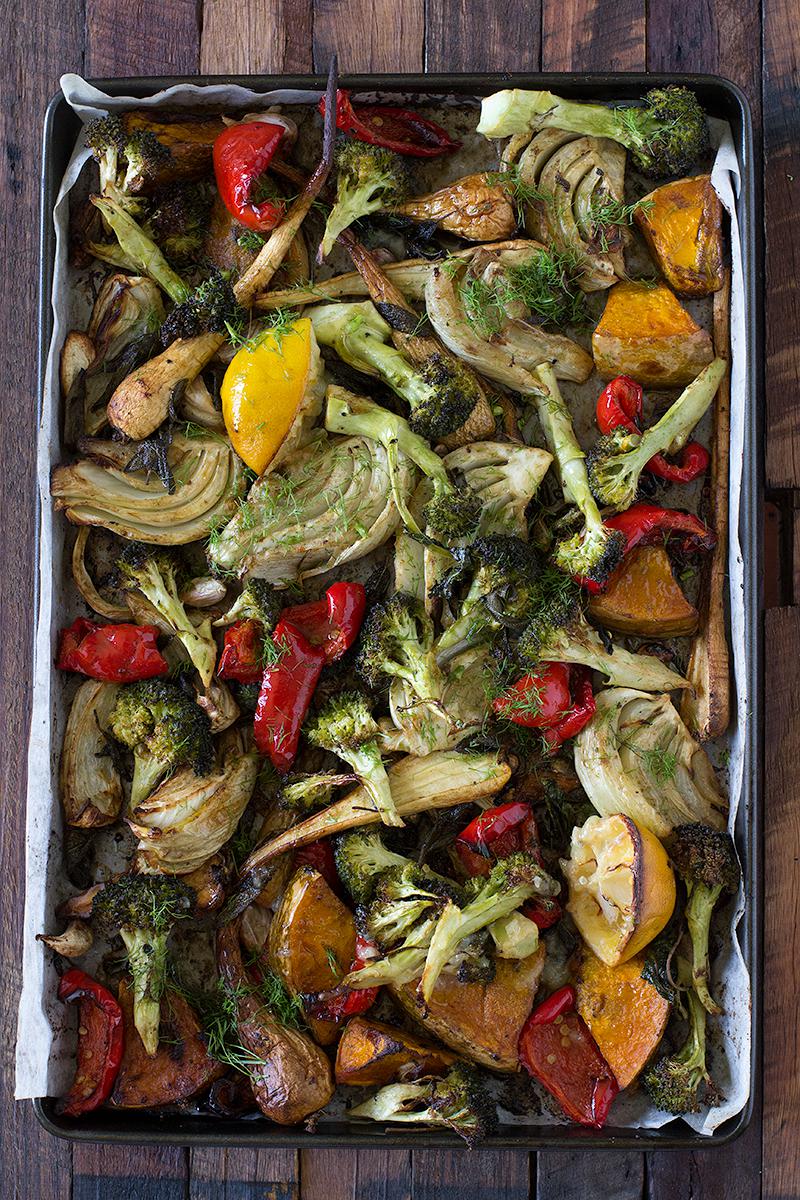 jessica cox easy meal prep with roast vegetables