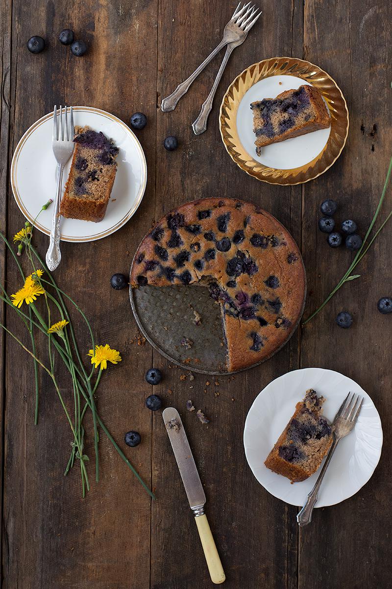 blueberry & almond teacake | jessica cox