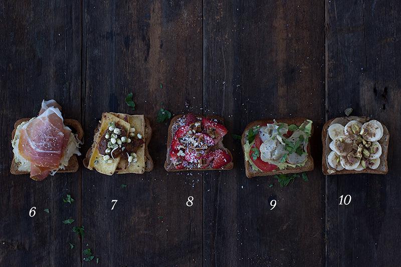 healthy toast toppers recipe